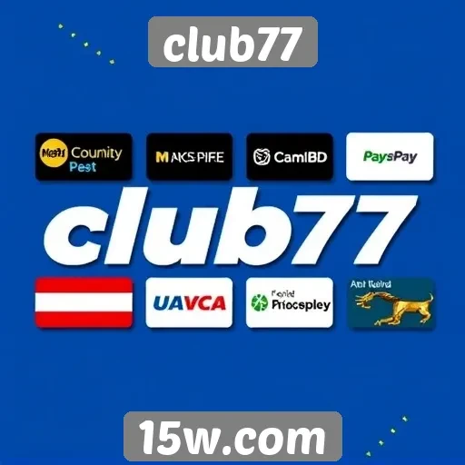 Exploração das opções de pagamento no Club77